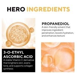 COS-IQ 8% Vitamin C Face Serum for Glowing Skin (Formulated & Tested For Sensitive Skin) | Highly Stable | Non Irritating | Non Sticky | Brightening Vit C Formula For Men and Women | 30 ml