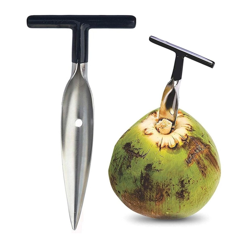 Styxon/Stainless Steel Coconut Opener Tool, Coconut Driller, Coconut Opener Machine, Coconut Opener Knife, Coconut Water Opener-(6.4 X 3.2 X 0.9 in) (Pack- 1)