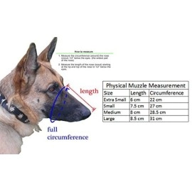 Western Era Adjustable Muzzle, Mouth Cover for Puppy/Dogs (Black) (Extra Large)