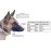 Western Era Adjustable Muzzle, Mouth Cover for Puppy/Dogs (Black) (Extra Large)
