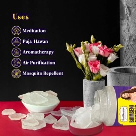 Hari Darshan Bhimseni Camphor-100G, Pooja, Havan, Meditation, Room Freshener
