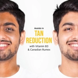 Ustraa Total De-Tan Kit - De-tan Face Cream, 50g - De-Tan Face Scrub with Walnut Granules, 100g