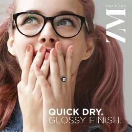 Zayn & Myza - Coffee Cream Breathable Enamel Nail Polish Infused With Raspberry and Almond Oil Water Permeable Fast Drying Glossy Finish Nail Color Halal Certified Vegetarian For All Occasions - 6 ml