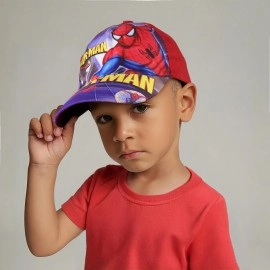 VRITRAZ Unisex-Baby Baseball Cap (Pack of 1), 4Red, 3 Years-12 Years