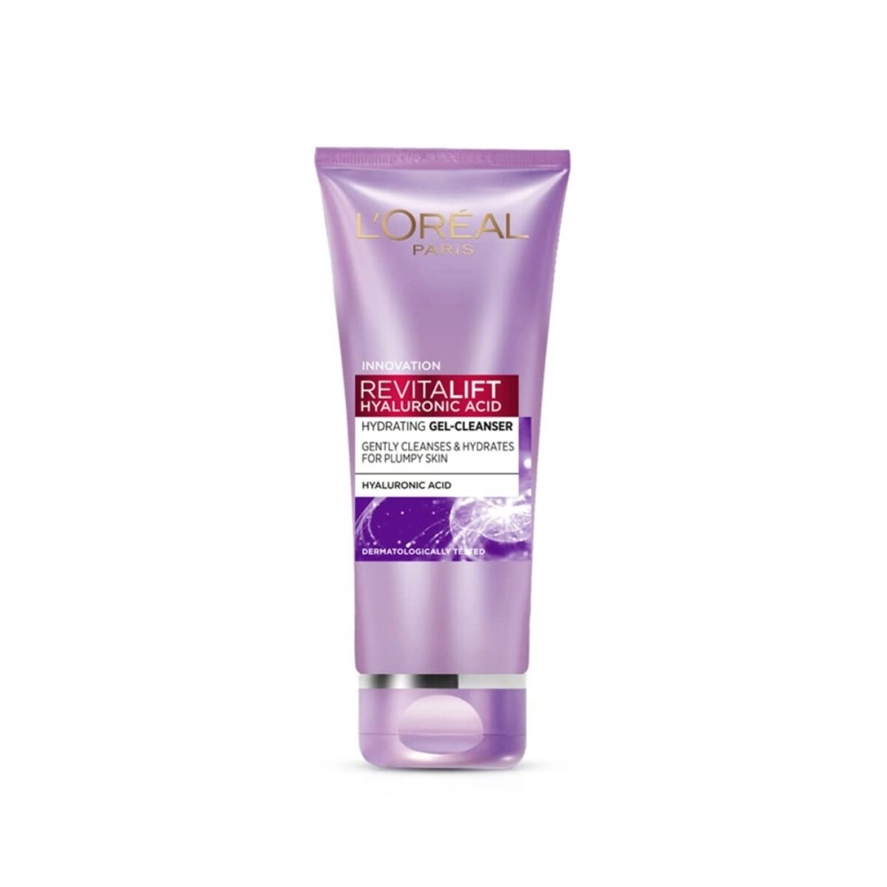 LOral Paris L\'Oreal Revitalift Gel Cleanser, Gentle Cleansing and Hydration, With Hyaluronic Acid, 100 ml