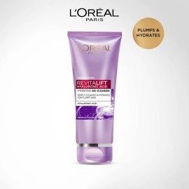 LOral Paris L\'Oreal Revitalift Gel Cleanser, Gentle Cleansing and Hydration, With Hyaluronic Acid, 100 ml
