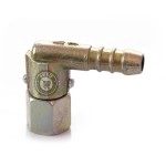 Quinze Brass Polished Revolving LPG Gas Stove Back Nozzle - Suitable for All Gas Stoves (Multicolour)