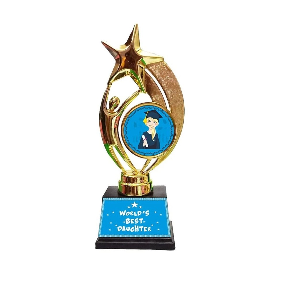 Tuelip Trophy Gift for World\'s Best Daughter I Birthday Gift.