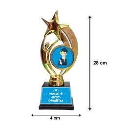 Tuelip Trophy Gift for World\'s Best Daughter I Birthday Gift.