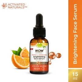 WOW Skin Science Vitamin C Serum - Brightening, Anti-Aging Skin Repair, Supercharged Face Serum, Dark Circle, Fine Line & Sun Damage Corrector, Genuine 20% - 15ml