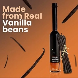 S P R I G Extract Of Natural Bourbon Vanilla | Natural Vanilla Extract | Better Than Chemical Vanilla Essence | For Chefs & Home Cooks | 100 Ml (Pack Of 2)