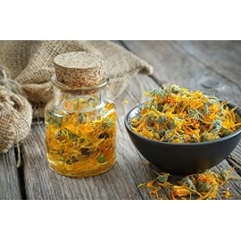 A D FOOD & Herbs ORGANIC CALENDULA FLOWER Dried Natural Ayurveda Herb ( 100 GMS )