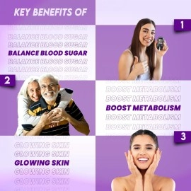 Ambic Wellness Neem Karela Jamun Juice for Diabetes - 750ml, Ayurvedic Diabetic Care Juice, Helps Maintain Healthy Sugar Levels, Immunity Booster Juice for Skin Care & Natural Detox, No Added Sugar