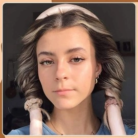 MAYCREATE Heatless Curling Rod Headband,No Heat Curls Silk Ribbon Hair Rollers Sleeping Soft Headband Wave Formers Hair Curlers DIY Hair Styling Tools for Long Medium Hair