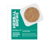 Herbal Brews - Motion Sickness Patch for Kids & Adults(10 Patches) 100% Safe & Natural to Relieve Travel Sickness, Dizziness, Nausea, Vomiting | WORKS INSTANTLY & LONG-LASTING | NO SIDE EFFECTS
