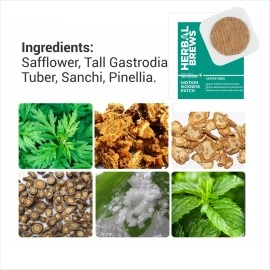 Herbal Brews - Motion Sickness Patch for Kids & Adults(10 Patches) 100% Safe & Natural to Relieve Travel Sickness, Dizziness, Nausea, Vomiting | WORKS INSTANTLY & LONG-LASTING | NO SIDE EFFECTS