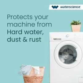 WaterScience IRIS Washing Machine Filter for Hard Water | Hard Water softener for washing machine | Top Load and Front Load