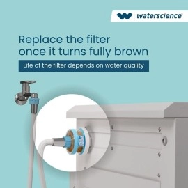 WaterScience IRIS Washing Machine Filter for Hard Water | Hard Water softener for washing machine | Top Load and Front Load