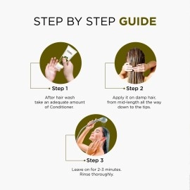 Oshea Herbals Avoshine Volumizing Hair Conditioner for Men & Women | Deep Conditioning for Smoothness, Shine & Frizz Control | Enriched with Avocado & Cherry Extract | Paraben & Silicone Free - 200ml