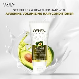 Oshea Herbals Avoshine Volumizing Hair Conditioner for Men & Women | Deep Conditioning for Smoothness, Shine & Frizz Control | Enriched with Avocado & Cherry Extract | Paraben & Silicone Free - 200ml
