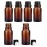 Mkd2 Rise Amber glass bottles with dropper / amber glass bottles 30ml with leak proof euro dropper and Black Cap. Best and Suitable to Store Essential Oils, Fragrances Homeopathy & Medicine (Set of 6)