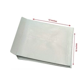 NSSP A4 size 12x10 inch cloth line courier cover set of 50pcs,courier envelopes,courier cover green,green envelopes for office letter document (Pack of 50)