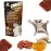 WiggleBoo Chicken & Pumpkin Sugar Glider Treat | Travel Pack | Protein Rich | Natural Detoxifier | 100% Natural Crunchy Food Snack | 30g