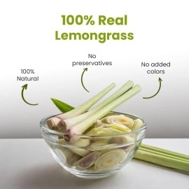 BLUE TEA - Lemongrass Tea - 100g -100 Cups || BOOST METABOLISM || Detox Tea - Flower Based - Herbal Tea - Caffeine Free - Gluten Free - Zero Sugar | Pet Jar Packaging