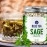 BLUE TEA - Sage Tea Sun Dried Leaves - 50 gm-50 Cups || ANTI-INFLAMMATORY || Detox Tea - Anti-Oxidant Rich - Rich In Vit A & C - Vegan - Gluten Free - Non-Gmo - Caffeine Free | Pet Jar Packaging