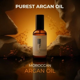 Kerafill Moroccan Argan oil Lightweight | Non-Greasy | UV Protection | For Dry & Dull Texture - 50 ml