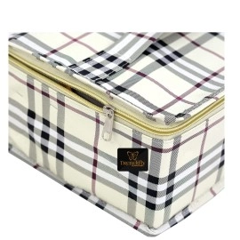 Trendifly Polyester Travel Toiletry Bag Pouch Makeup Cosmetics Kit Jewellery Organizer Jewelry Vanity Bag | Shoes Organiser | Medicine And Accessories Kit For Men Women Unisex 1 Set Of 3 Pouch