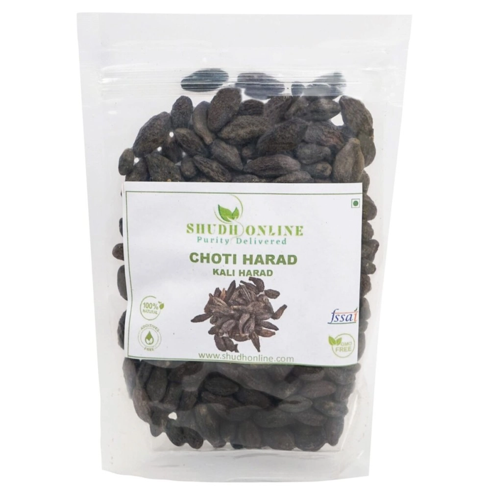 Shudh Online Choti Harad, Kali Harad, Desi Black Himej (100 Grams), Myrobalan, Terminalia Chebula