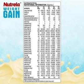 Nutrela Weight Gainer | 500g Banana Flavour | High-Calorie Mass Gainer with Vitamins & Khandsari Sugar | Ideal for Men & Women