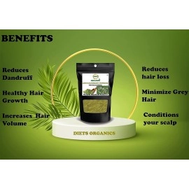 DIETS ORGANICS Dandruff Removal Powder, Poduthalai Powder | Lippia nodiflora | Phyla nodiflora Powder for hair care-25G