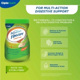 Cipla Fibocare Isabgol Husk Powder | Sugar Free | Effectively Relieves Constipation |Promotes Gut Health | Supports Digestive Health | Pack of 2, 2 count, 100 grams