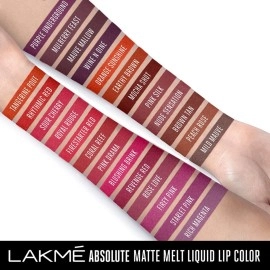 LAKM Absolute Matte Melt Liquid Lip Color - 531 Wine N Dine, 6 ml