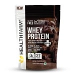 HEALTHFARM Whey protein plus | Added vitamins | Gluten-free | Builds Lean Muscles | 24g Protein | Rich Chocolate | 1KG / 2.2 lbs