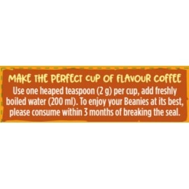 Beanies The Flavour Co | Instant Flavored Coffee | Caramelized Biscuit | Low Calorie, Sugar Free | 50 g| Pack of 1