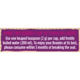 Beanies The Flavour Co Instant Coffee - Cherry Chocolate, 50g |Low Calorie, Sugar Free|