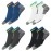 NAVYSPORT Men Ankle Length Cotton Socks (Pack of 4), Multicolor 3 (4 Pairs), One Size