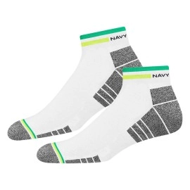 NAVYSPORT Men Ankle Length Cotton Socks (Pack of 4), Multicolor 3 (4 Pairs), One Size
