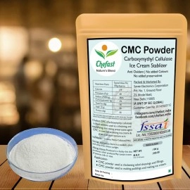 Chefast Combo of (100gm x 2) CMC Powder and GMS Powder, CMC and GMS for Making Soft, Smooth and Creamy Ice Creams & Instant Cake Premix (200 gm total)