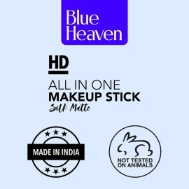 Blue Heaven HD All In One Makeup Stick, Silk Matte - Medium,101, Vanilla-Very Fair, All, 10gm