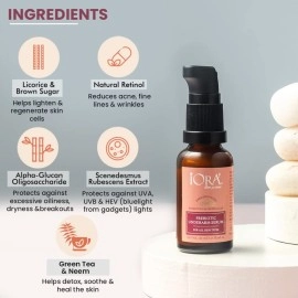 iORA Prebiotic Underarm Serum, for Dark Underarms - 30ml, powered by Neem, Green Tea & Essential Oils | for Brightening, Reducing Pigmentation & Underarm Odour | For Men & Women