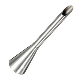 Perfect Pricee Cream Icing Piping Nozzle Tip Stainless Steel, Chocolate Filling Nozzle for Pasty, Puff, Cream Roll, Doughnut, Cupcake, Fondant Cake Decorating Long Bakeware Tip 6mm Nozzle