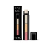 RENEE Fab 3 in 1 Highlighter For Face Makeup, Enriched with vitamin E, 4.5g - Long-lasting - Pearl Finish - Non-oily & Non-sticky 3 Shades in 1 Stick