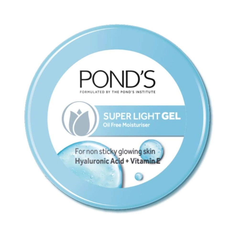 Pond\'S Super Light Gel Oil Free Moisturiser With Hyaluronic Acid + Vitamin E, 247 G