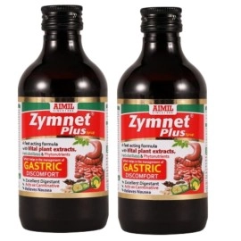 AIMIL Zymnet Plus Syrup - 200ml (Pack of 2)