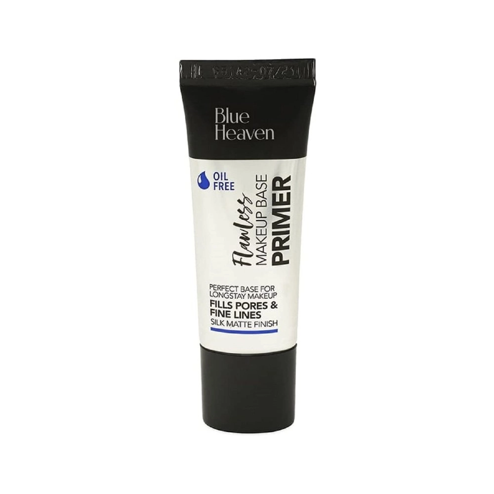 Blue Heaven Flawless Makeup Base Primer | Smooth & Long-Lasting Base | Pores & Fine Lines Minimizer Primer for Face makeup | Silk Matte Finish | Non-Greasy and Oil-Free | Silicon Gel-Based Infused