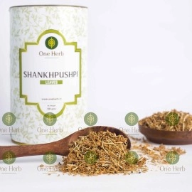 One Herb - Shankhpushpi Tea 100g, Superherb for Memory & Sleep, Helps with Headache, Herbal Tea, Caffeine Free